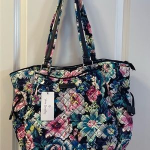 Brand new with tags Vera Bradley Iconic Glenna Satchel.